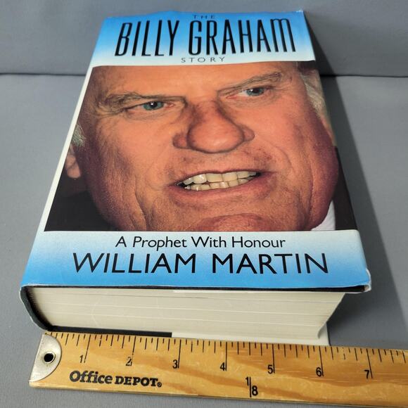 Vintage The Billy Graham Story William Martin 1992 Hardcover Biography Religion - Picture 12 of 15